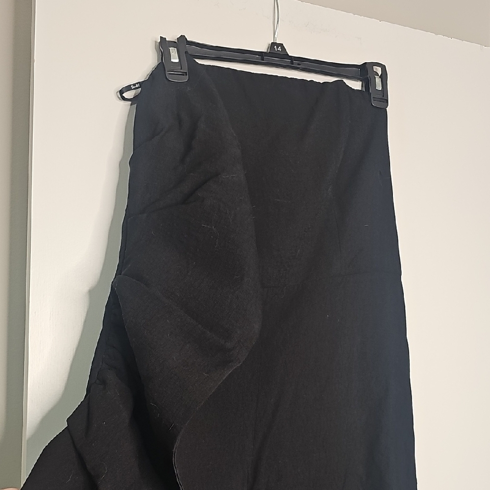 Bardot Black Asymmetrical Romper - Picture 2 of 4